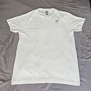 Men's Gymshark White Tshirt